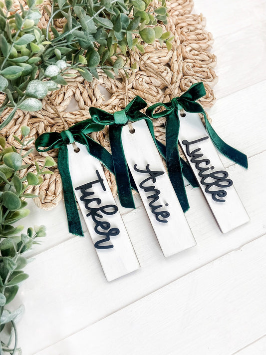 Personalized Stocking Name Tag