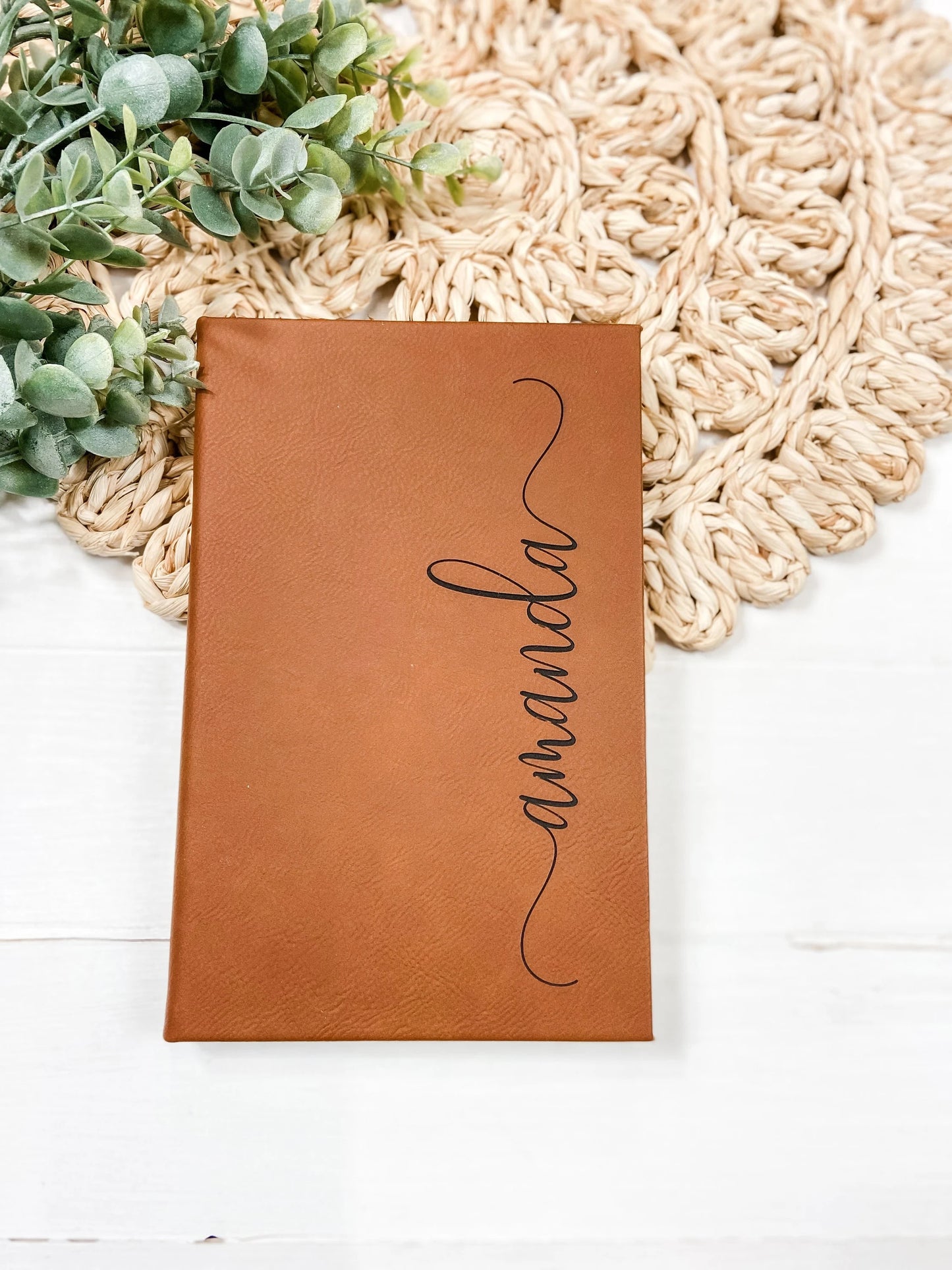Custom Name Engraved Notebook