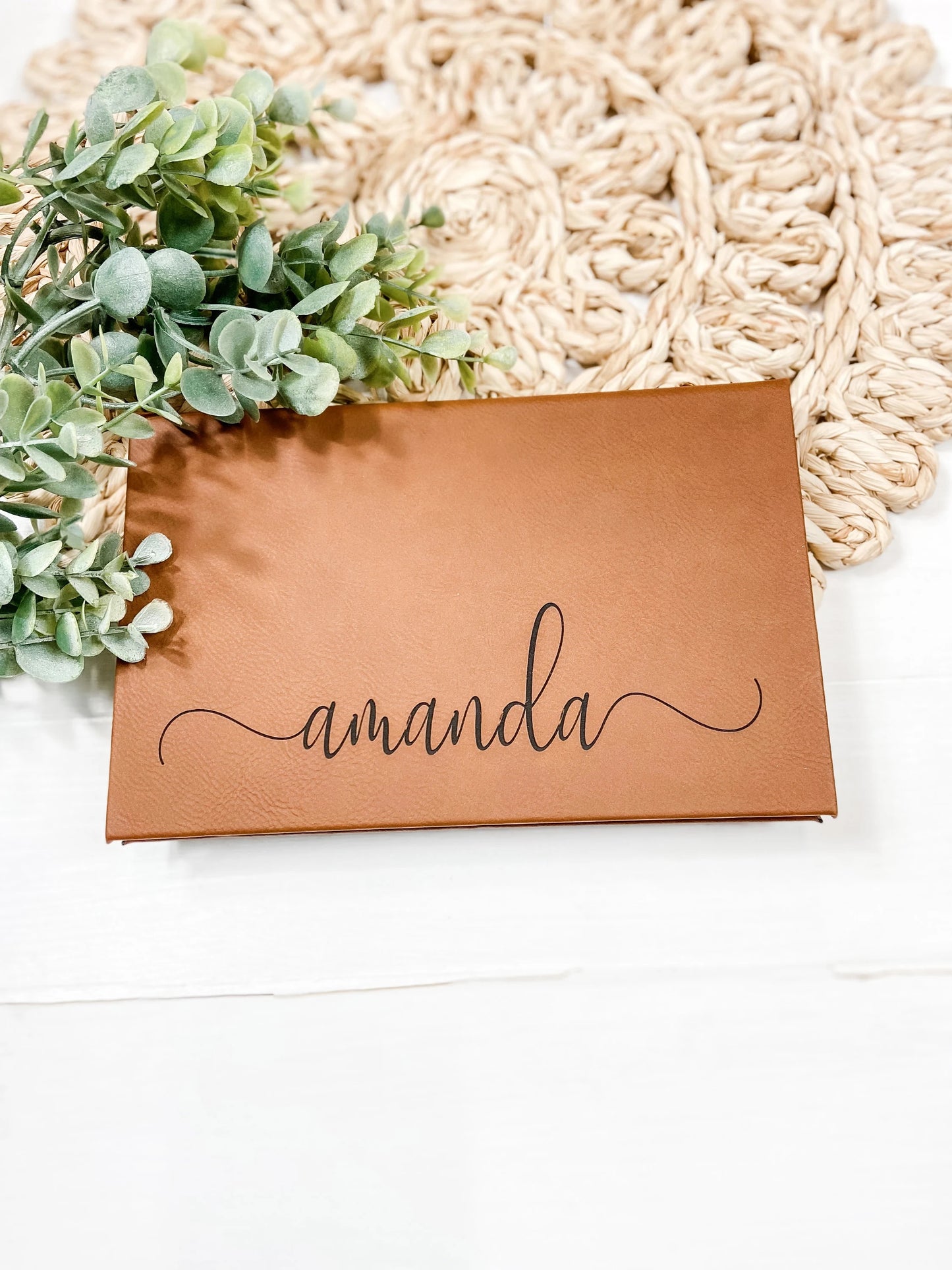 Custom Name Engraved Notebook